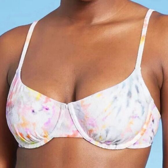 Xhilaration Women’s Multicolor Underwire Bikini Top, Size D|DD, NWT - Picture 1 of 8